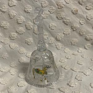 Vintage Carousel Crystal Bell